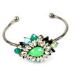 Brinco 2016 Charm banhado Bracelete de flor de boa qualidade Big Fashion jóia de cristal